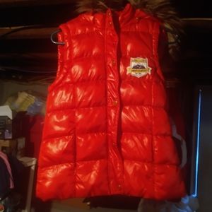 Girls limited too puffy vest nwt